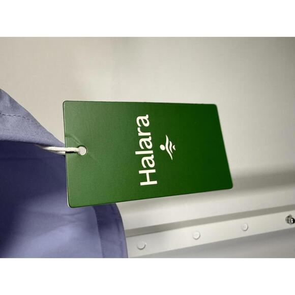 NWT Halara Zip Front Cropped Vest Active Top Blue Size Large - Picture 4 of 6